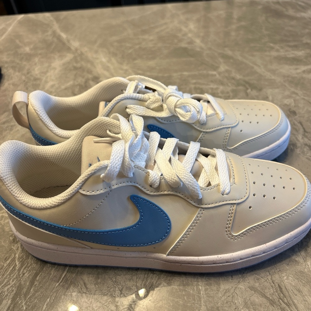 Kids' Court Borough Recraft Low Top Sneaker Big Kid Tan/Blue Size Youth 6